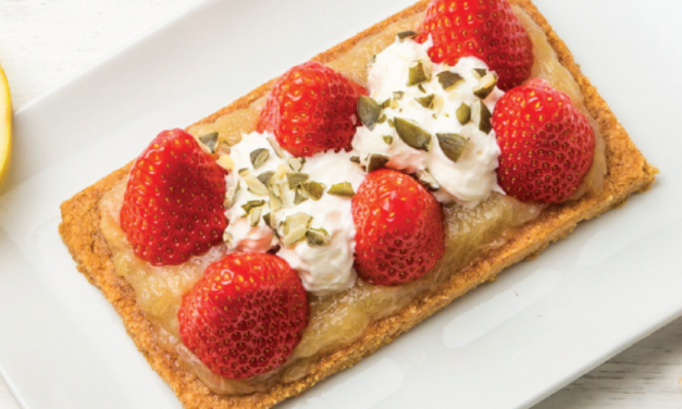 Les chroniques culinaires mai 2019 : Sablé fraises et rhubarbe