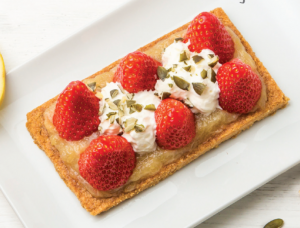 Les chroniques culinaires mai 2019 : Sablé fraises et rhubarbe